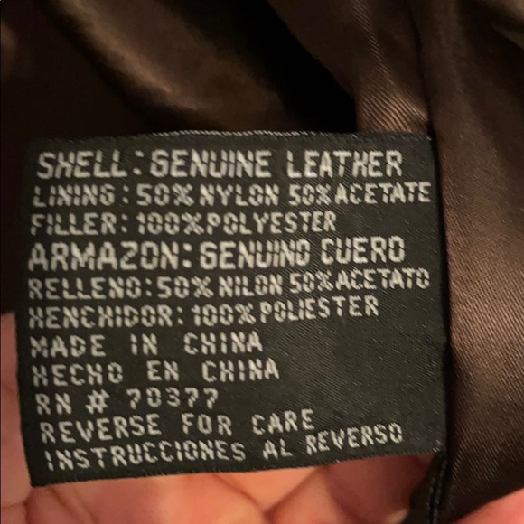 Brown Leather Jacket - Picture 3 of 5